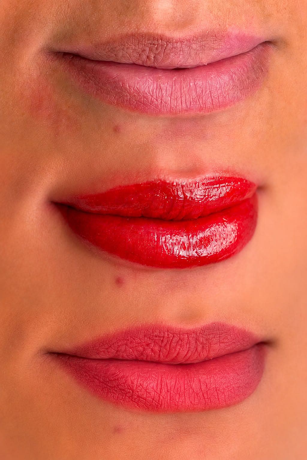 Lip blush before and after result, photo 1 of 2
