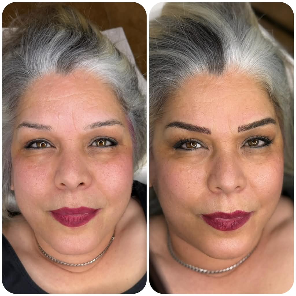 Microblading before and after result