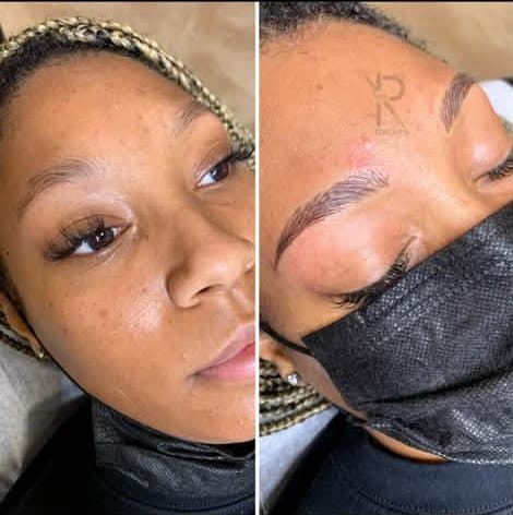 Microblading before and after result, photo 4 of 5