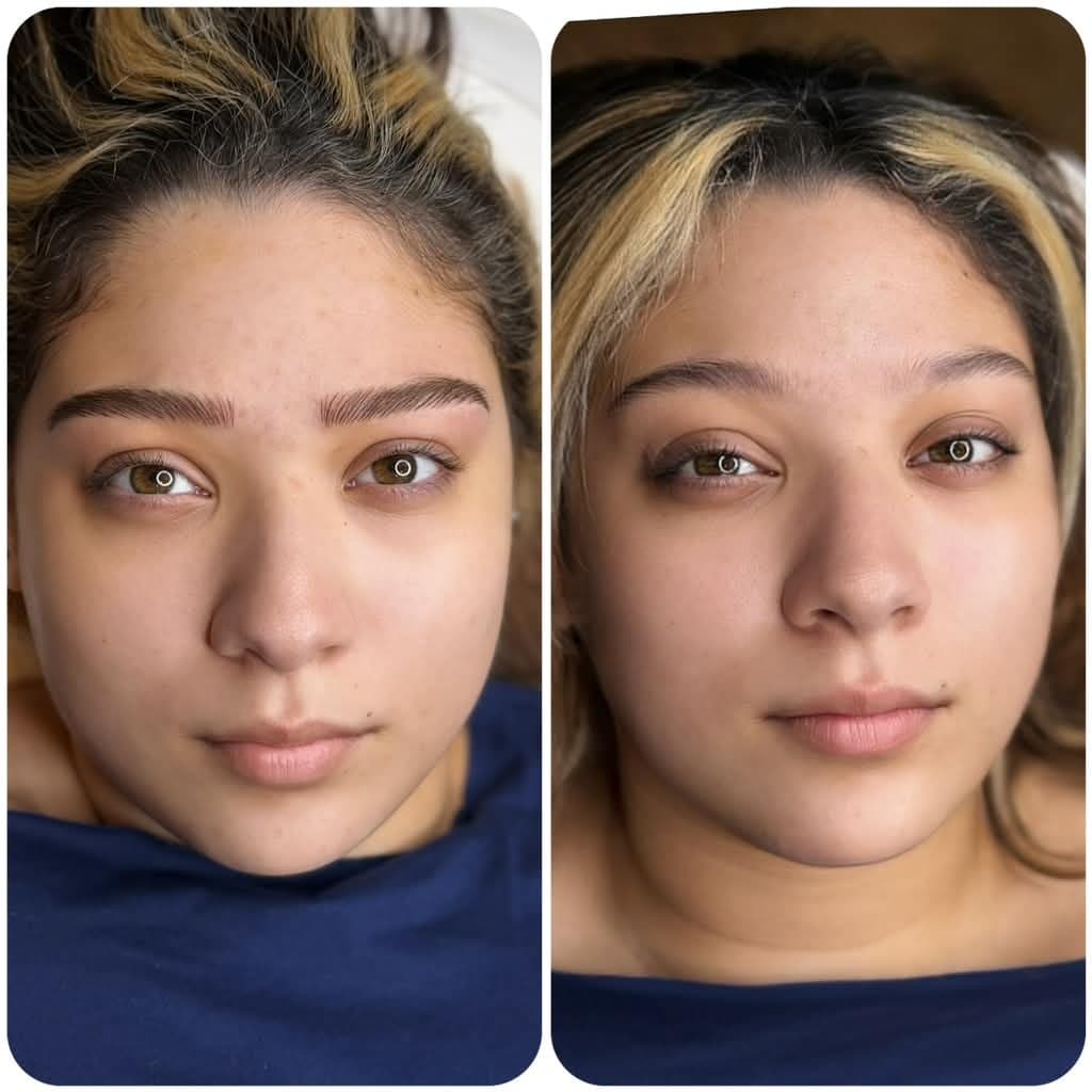Microblading before and after result, photo 5 of 5